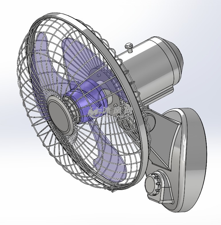 电风扇模型sw图