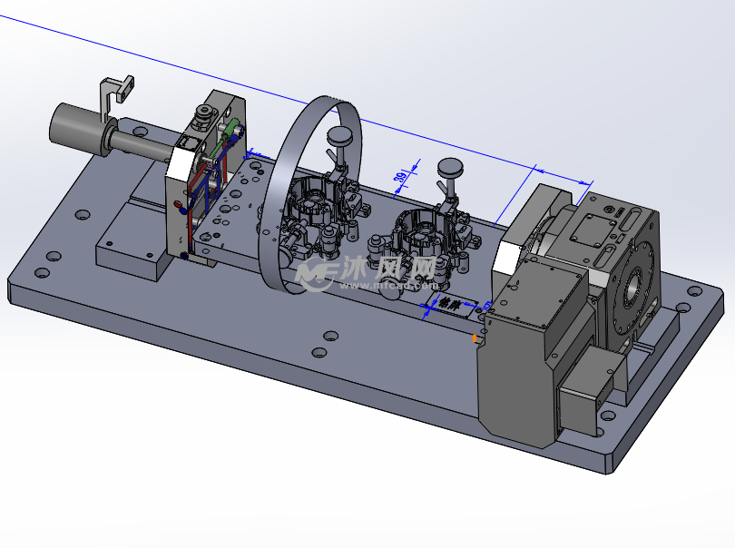 op1四轴工装 - 工装图纸 - 沐风网