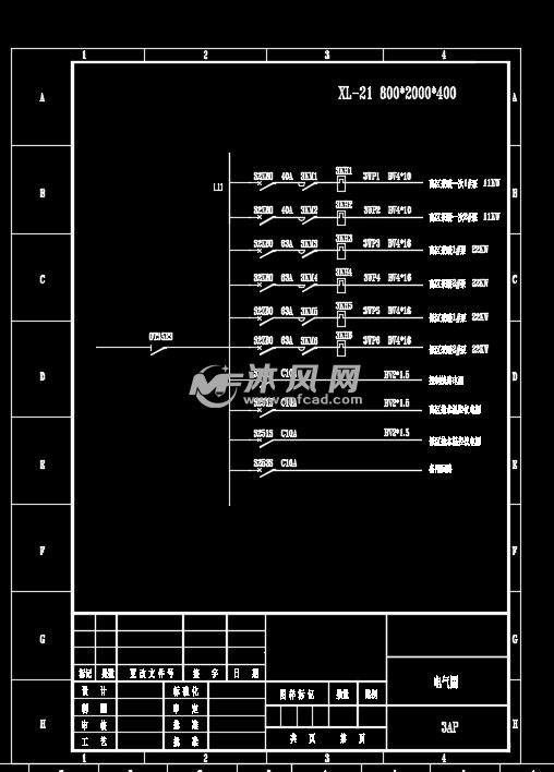 某住宅楼锅炉房控制电气原理图