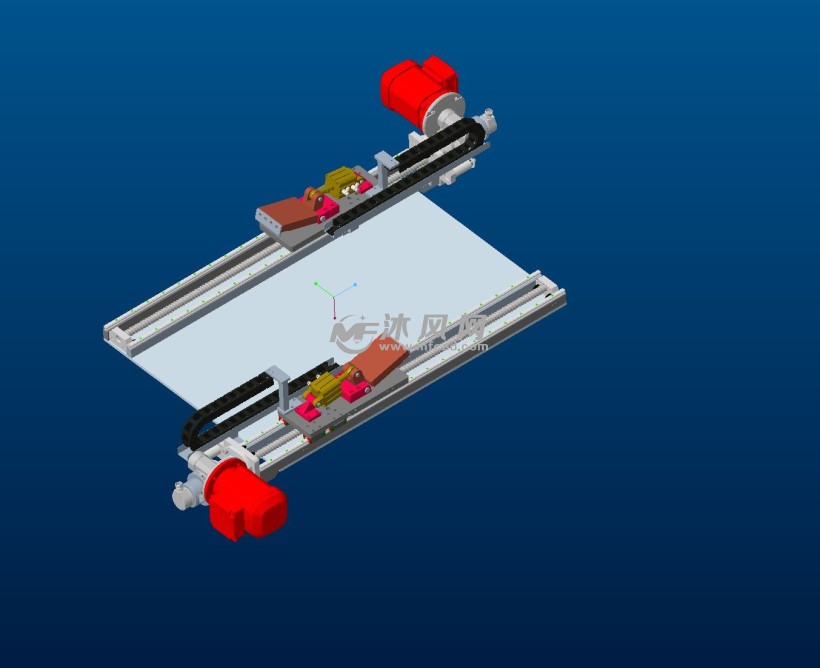 夹紧装置轴侧图