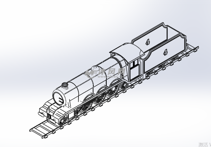 托马斯火车模型设计