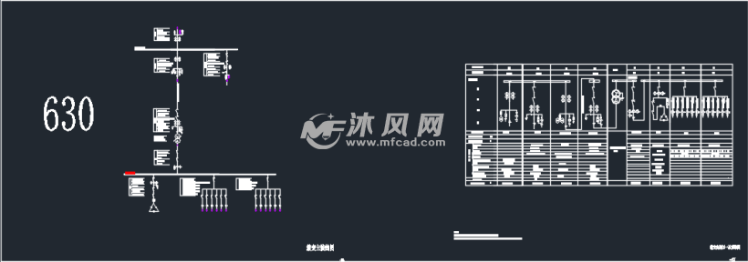 500,630,1600kva箱變系統圖及箱變外形尺寸圖,配套基礎,接地等圖紙