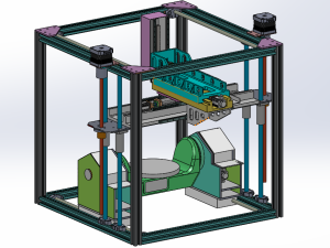 3d打印机模型sw模型