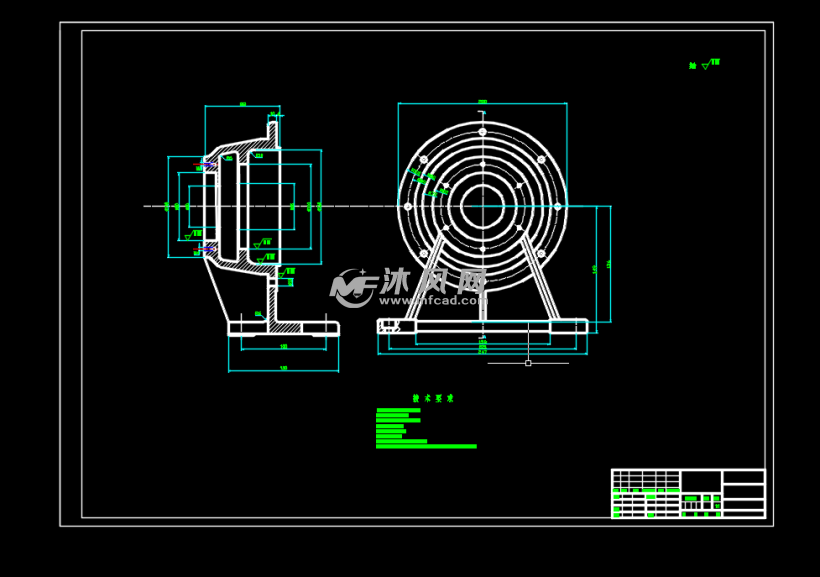以及摆线轮,输出轴,输入轴和减速器壳体的零件图纸,cad手动原创图纸