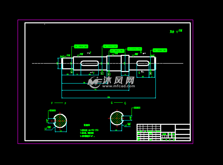 以及摆线轮,输出轴,输入轴和减速器壳体的零件图纸,cad手动原创图纸