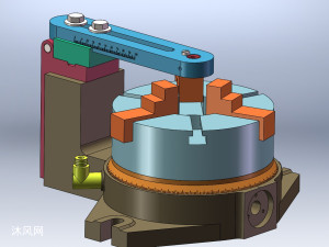 五轴机床用卧式气动紧密虎钳
