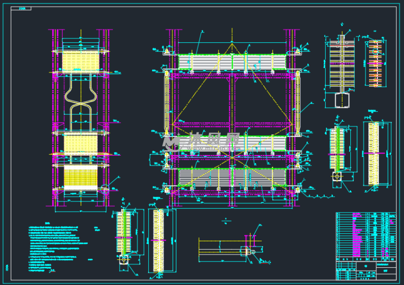 65t锅炉省煤器管排制作图