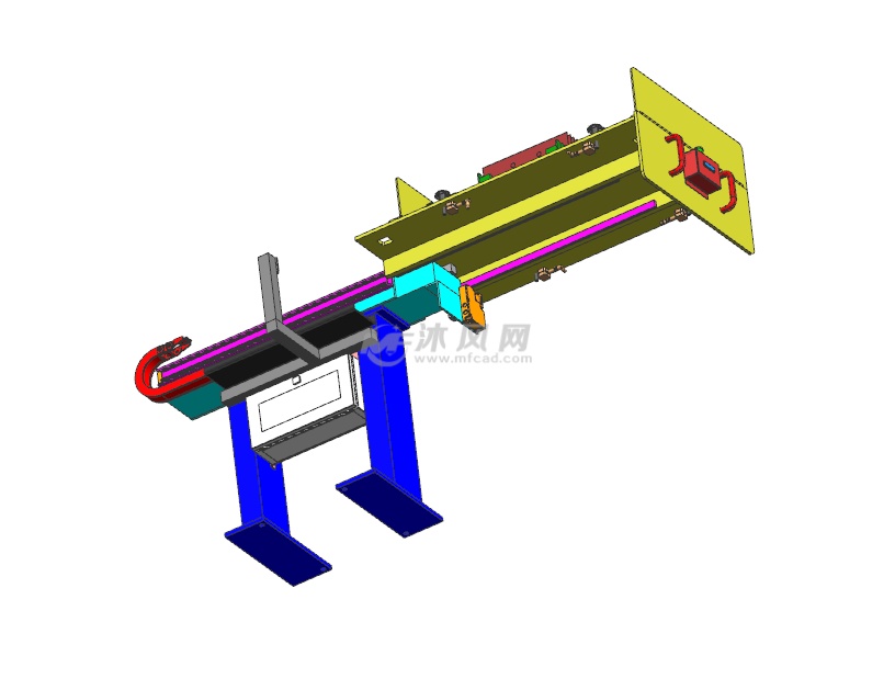 包括抽屉式推拉机构,供料托盘和焊接底座等零部件组成,结构简洁稳定