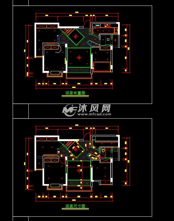 頂面佈置及尺寸