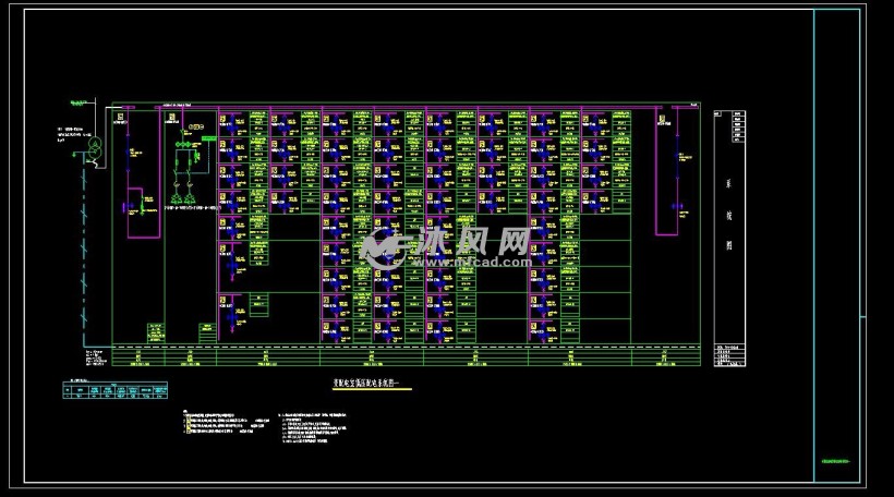 配电室一次系统图上墙图片