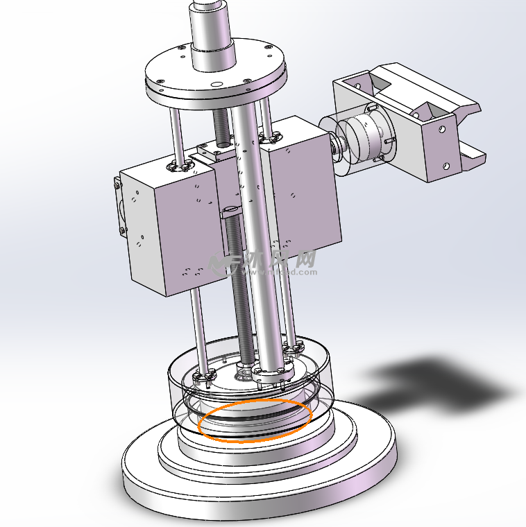 底座液压缸支架机械手建模装配(含有全套cad),主要是机械手的建模,是