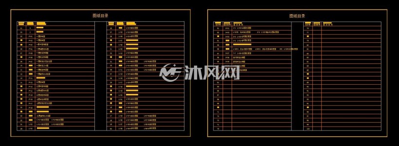 图纸目录