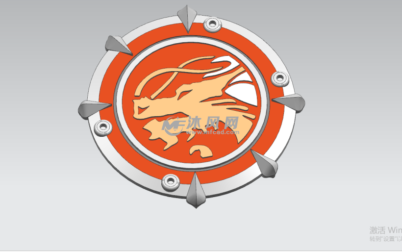 铠甲勇士徽章建模