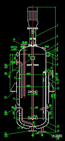 autocad储存压力容器图纸下载_autocad免费图纸,设计模型大全 - 沐风