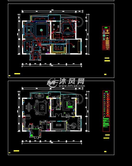 电路设计说明,图纸目录,原始结构,墙体拆改,平面布置,地材/天花/开关