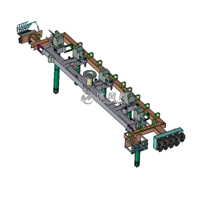 热流道系统设计3d模型