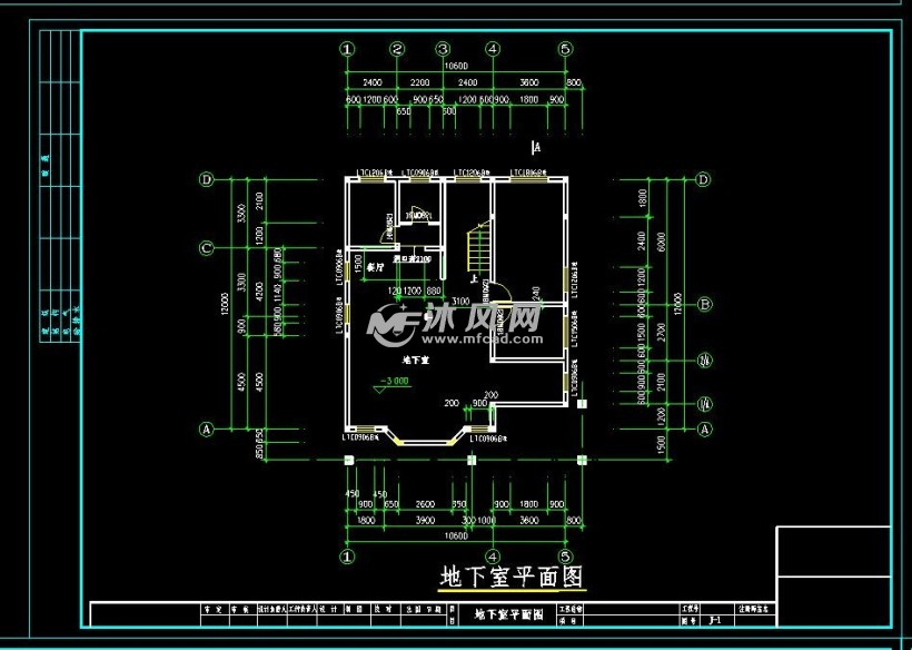 二层砖混别墅结构施工图(含建施)