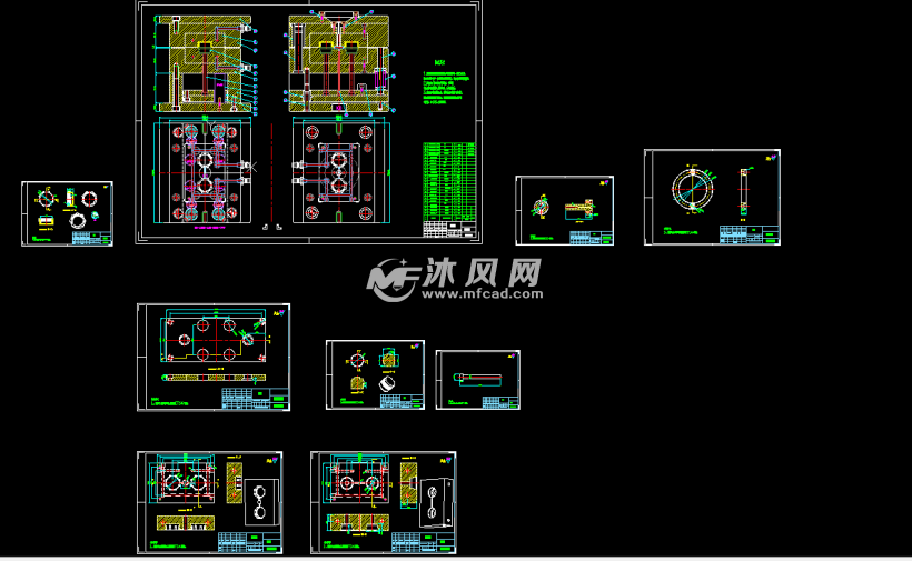 螺紋蓋注塑模具設計圖紙-手工脫螺紋,本次課程設計的產品為螺紋蓋