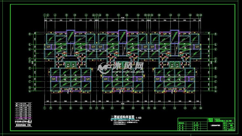 二层板结构平面图