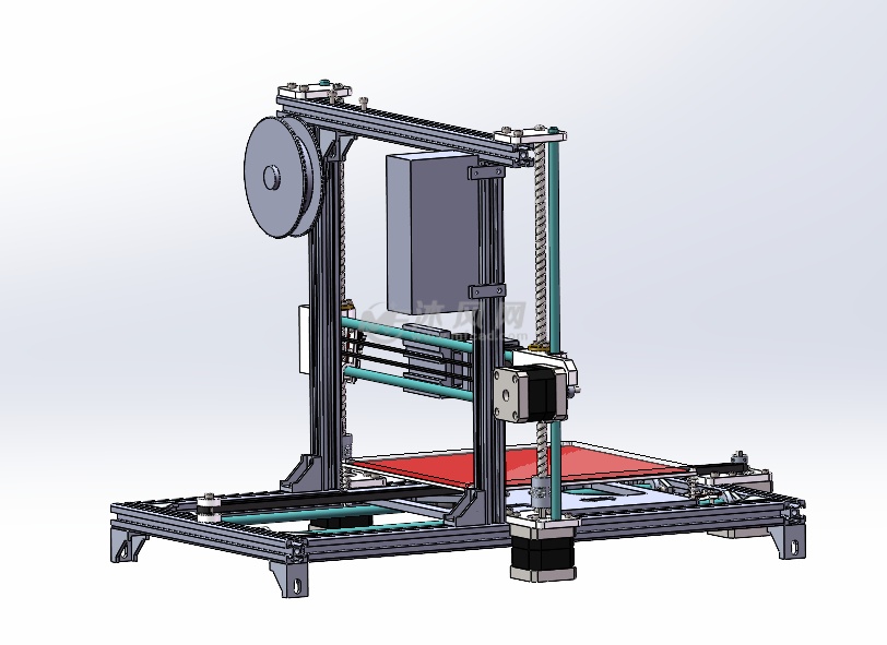 i3型3d打印机三维模型 - 机械设备图纸 - 沐风网