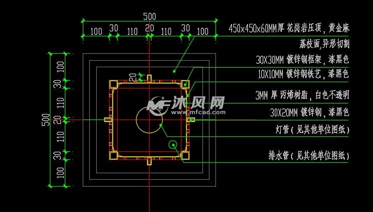 特色灯具平面图