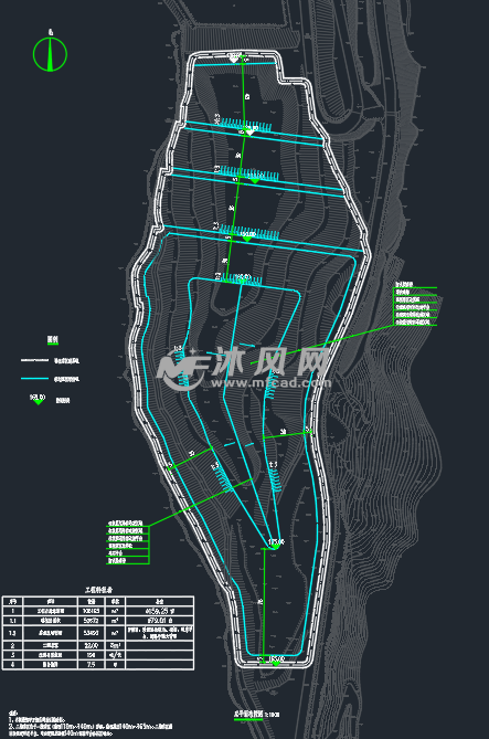 生活垃圾卫生填埋场施工图纸