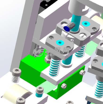 胶带剪切机构 - 零部件模型图纸 - 沐风网