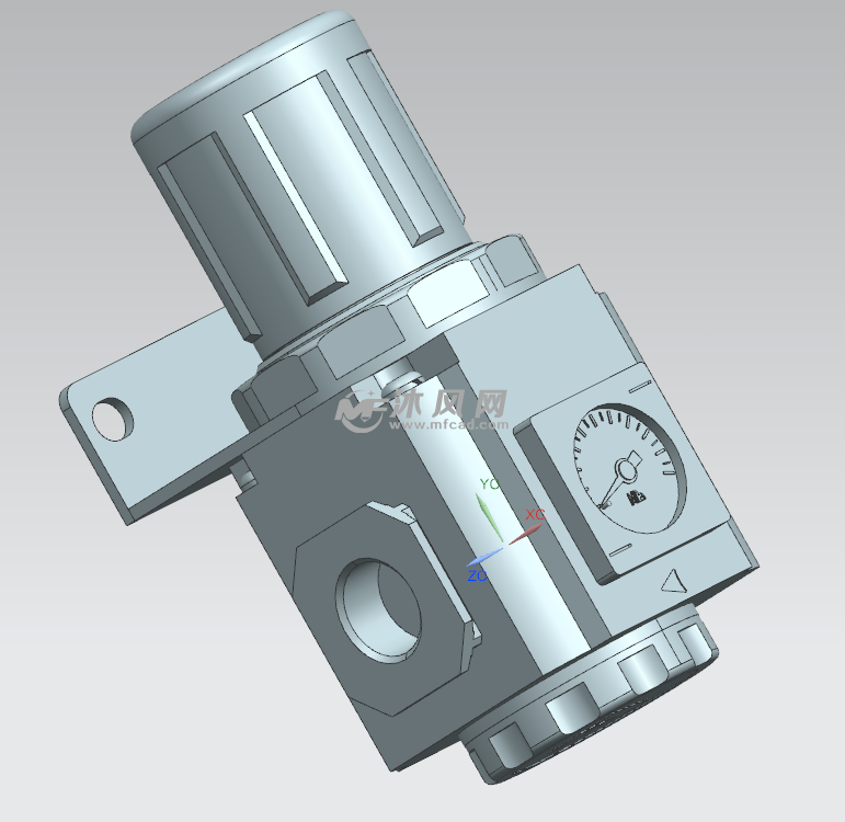 压力调节阀模型