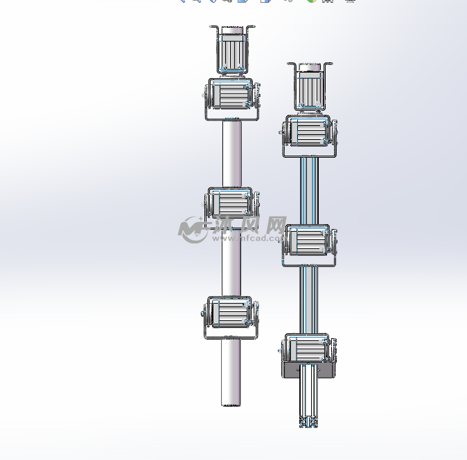 2款4自由度机械臂模型 - 机器人模型图纸 - 沐风网