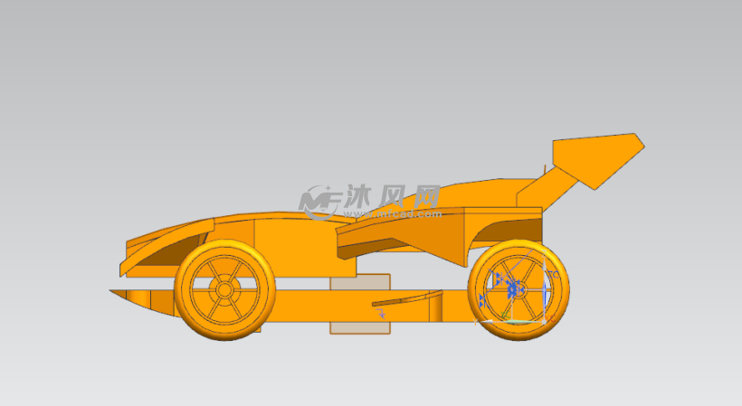 ug四驱赛车设计 - 专用车图纸 - 沐风网