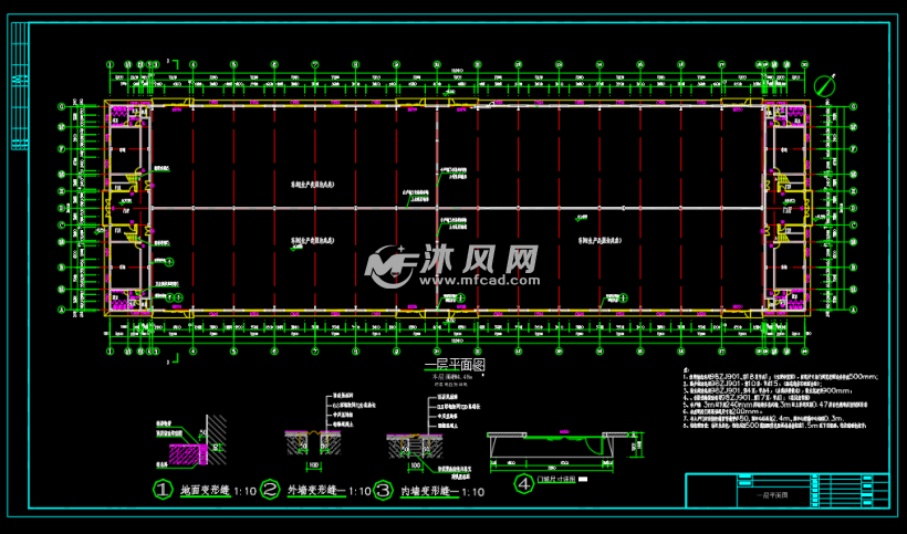 三层钢结构厂房图纸
