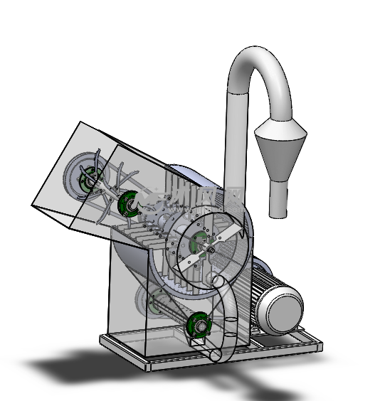 秸秆粉碎机结构图图片