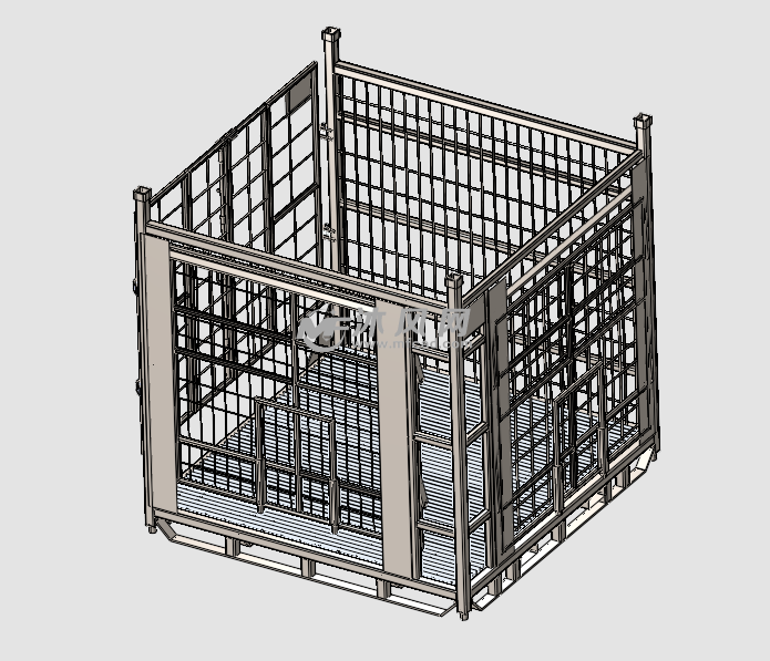 作业保护围栏模型