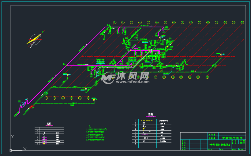 中药饮片车间工艺管道系统图