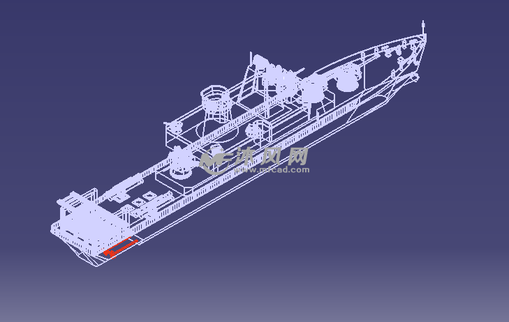 驱逐舰参考模型设计 - 海洋船舶图纸 - 沐风网