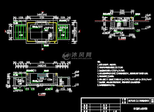 800kva高壓變壓器歐式箱變設計- 電氣工程圖紙 - 沐風網