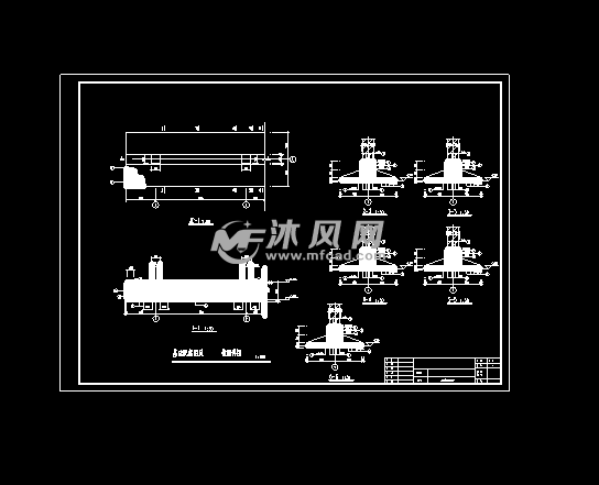 基础配筋图及截面详图