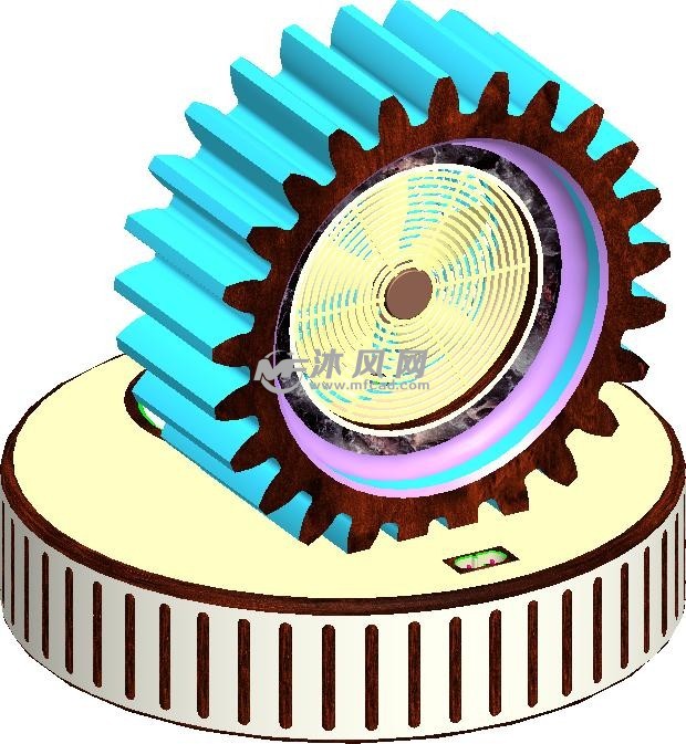 齿轮电风扇