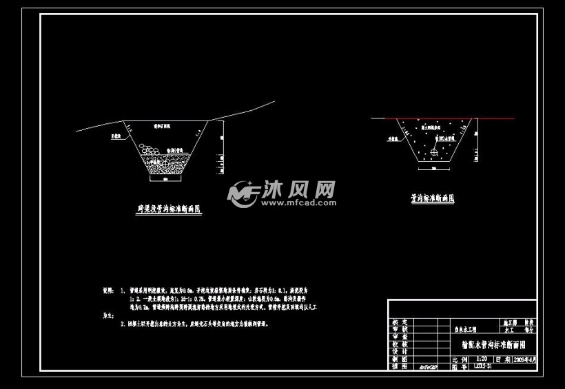 福建生物慢滤池结构施工图
