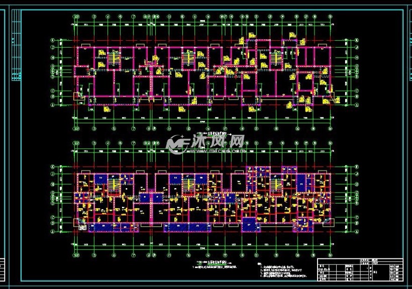五层板结构平面图