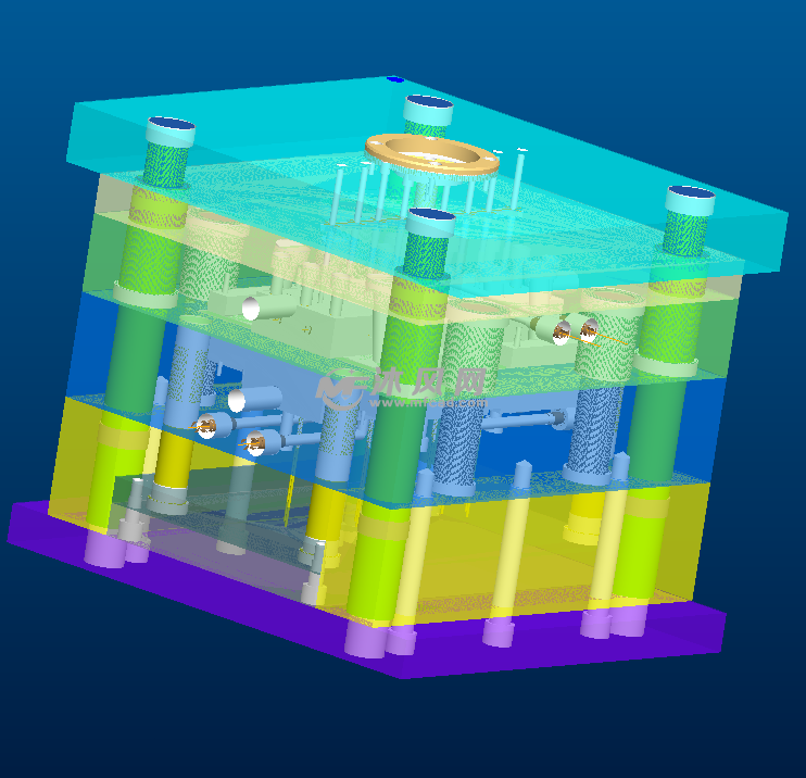 小滚轮注塑模具