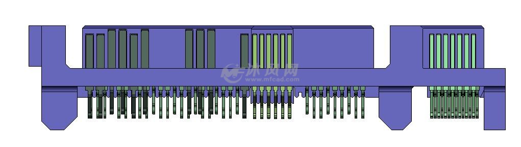 60pin 連接器模型