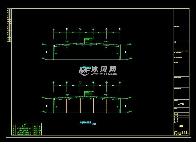 河南单跨门式刚架厂房火电厂工程(8张)