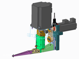固晶贴片点胶摆臂机构