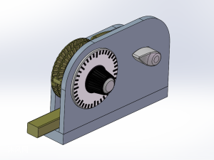 共享单车锁体主锁扣连续模
