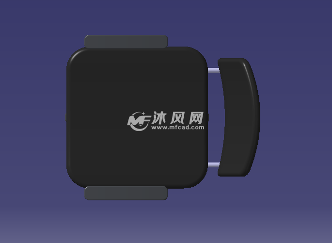 电脑椅俯视图