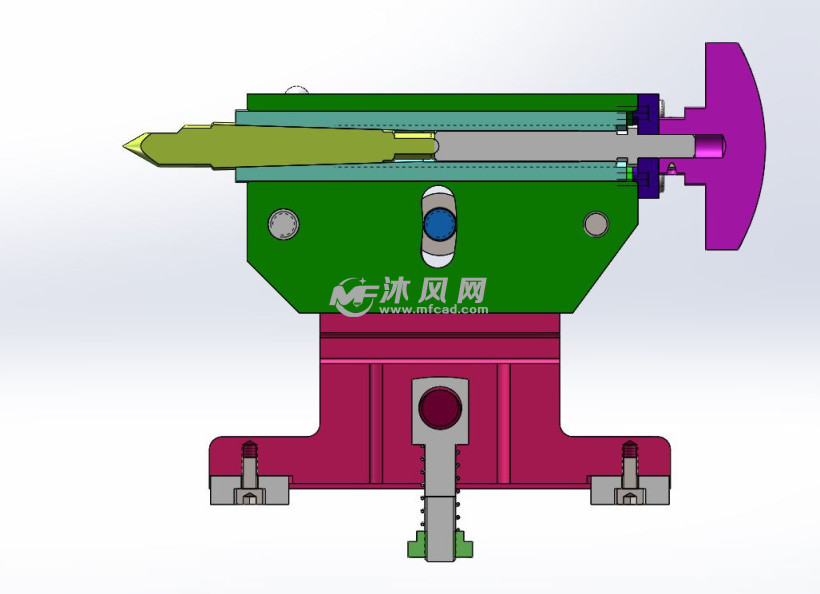 可调顶尖座模型
