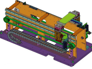 同步带升降移料机构