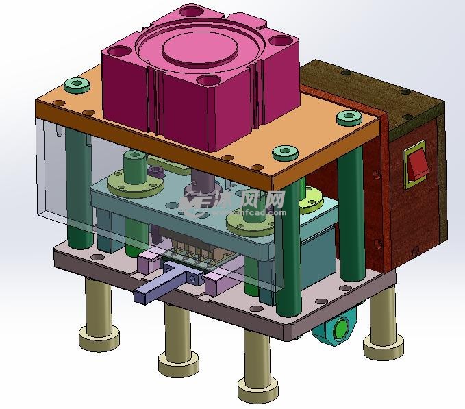 半包式连机器装配治具