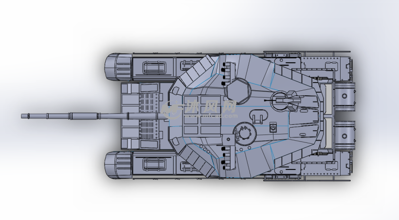 t90战场坦克 - 军工模型图纸 - 沐风网
